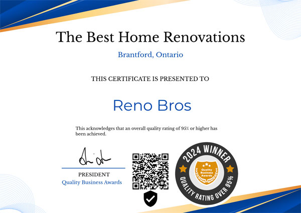 Quality Business Award - Reno Bros - 2024 Winner